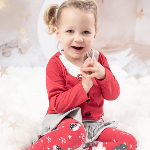 Kinderfotoshooting zu Weihnachten fotografiert von Siebenschön Photography in Hamm